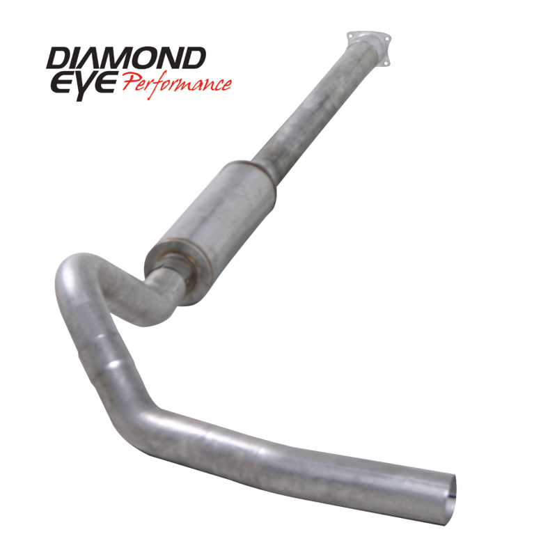 GMC 2500 Performance Exhaust - Diamond Eye Performance - Catback Single Muffler Replacement Pipe - Stainless Steel - `01-`05